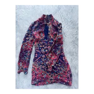 Stone Cold Fox dress with aztec print.